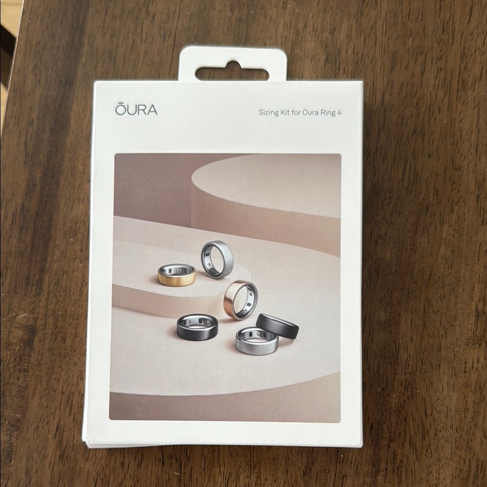 Oura Ring Sizing Kit with Gold and Silver Options